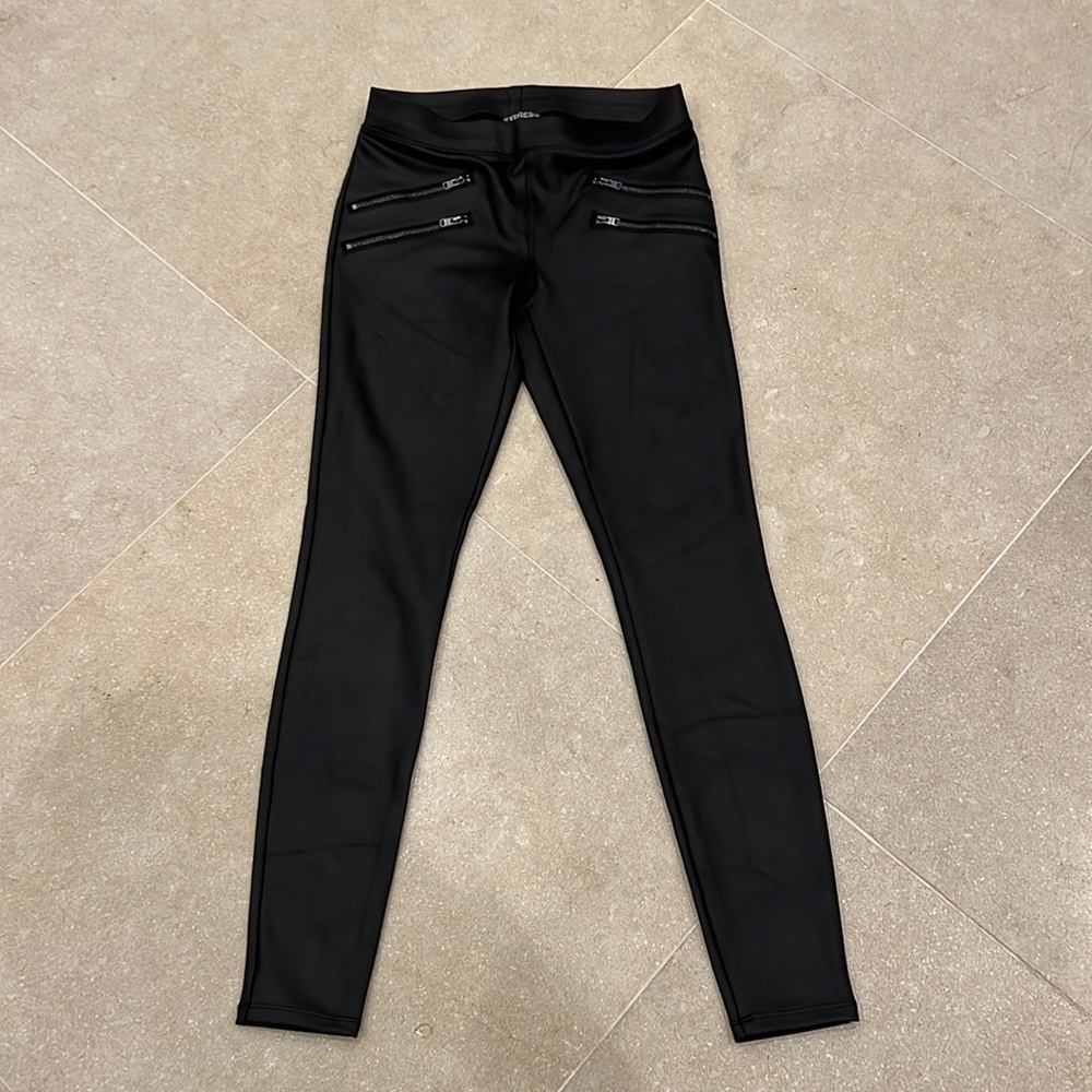 Express pleather leggings